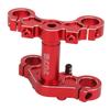 1 4 Electric Motorcycle Triple Tree Clamp Front Shock Absorber Aluminum Triple Clamp Set for Losi Promoto MX Red