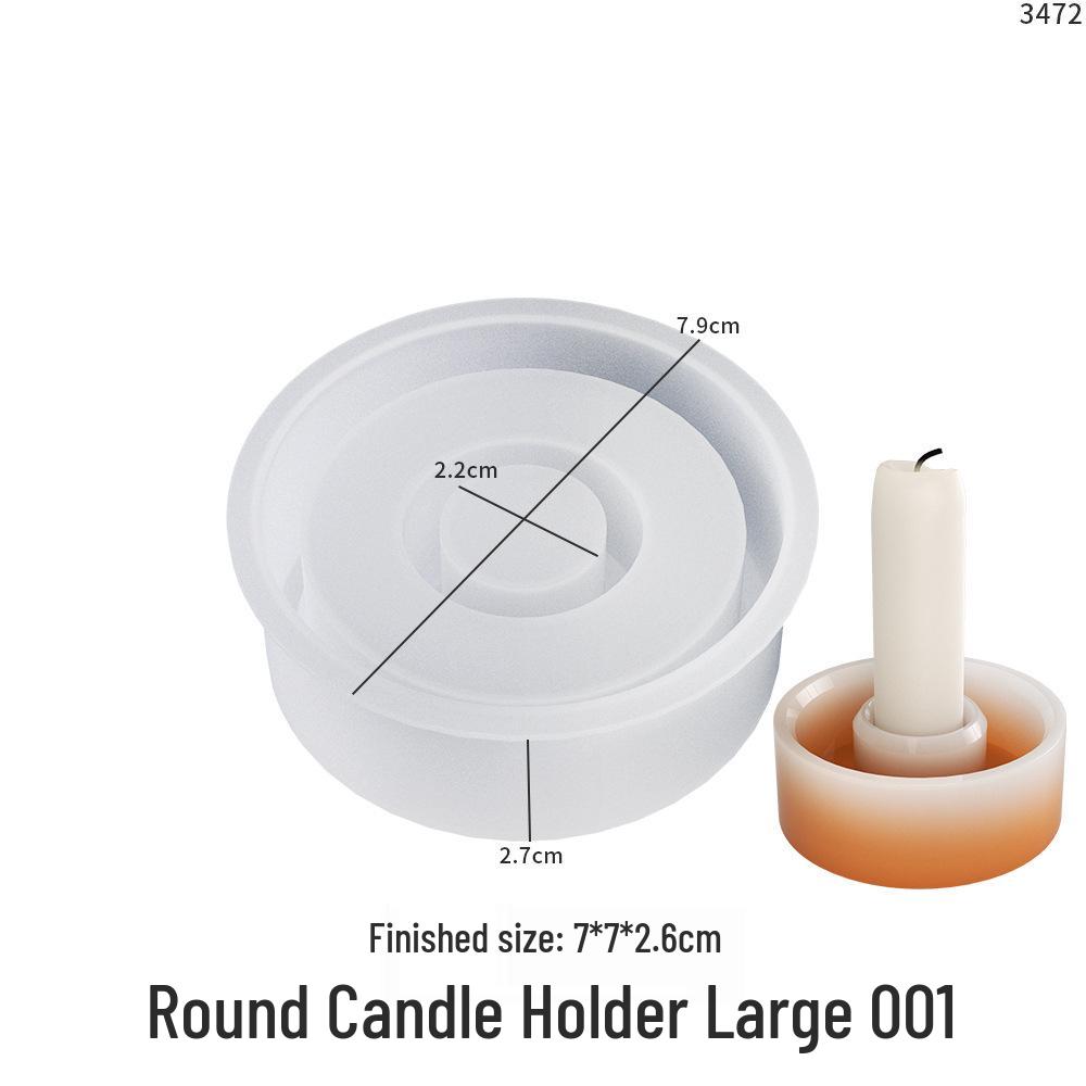 Heart-Shaped Silicone Mold for Epoxy Resin Aroma Candle Holder