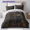 Cyberpunk spaceship Pattern Bedding Quilt Set Quilt Cover Pillowcase Home Decoration Birthday Gift (1 * duvet cover + 2 * pillowcase, without core)