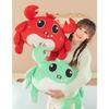Cartoon Crab Hairy Plush Toy Stuffed Animal Doll Decorations Kids Gift Cute