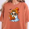 Halloween Ghost Comfort Colors Shirt: Spooky Season Tee