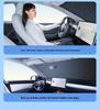 Upgraded Laser Plaid Car Windshield Sunshade Umbrella - Heat Insulation & Sun Protection