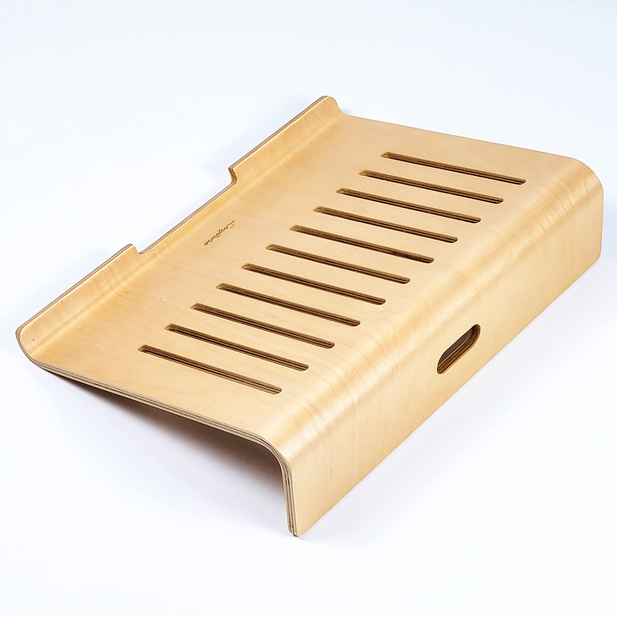 

Wooden Laptop Stand Cooling Desktop Stand Compatible with MacBook Pro/Air 17-inch LAY20C