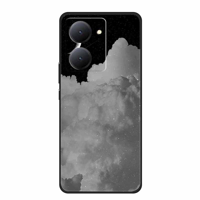 For VIVO Y36 Y78m Y27 5G Case Animals Soft Silicone Back Cover Phone Cases for VIVO Y27 5G VIVOY36 5G 6.64" Cool Wolf Cat Fundas