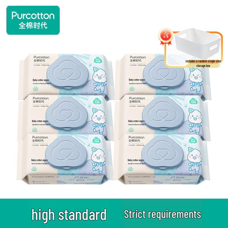 PURCOTTON Baby & Family Cotton Wet Wipes