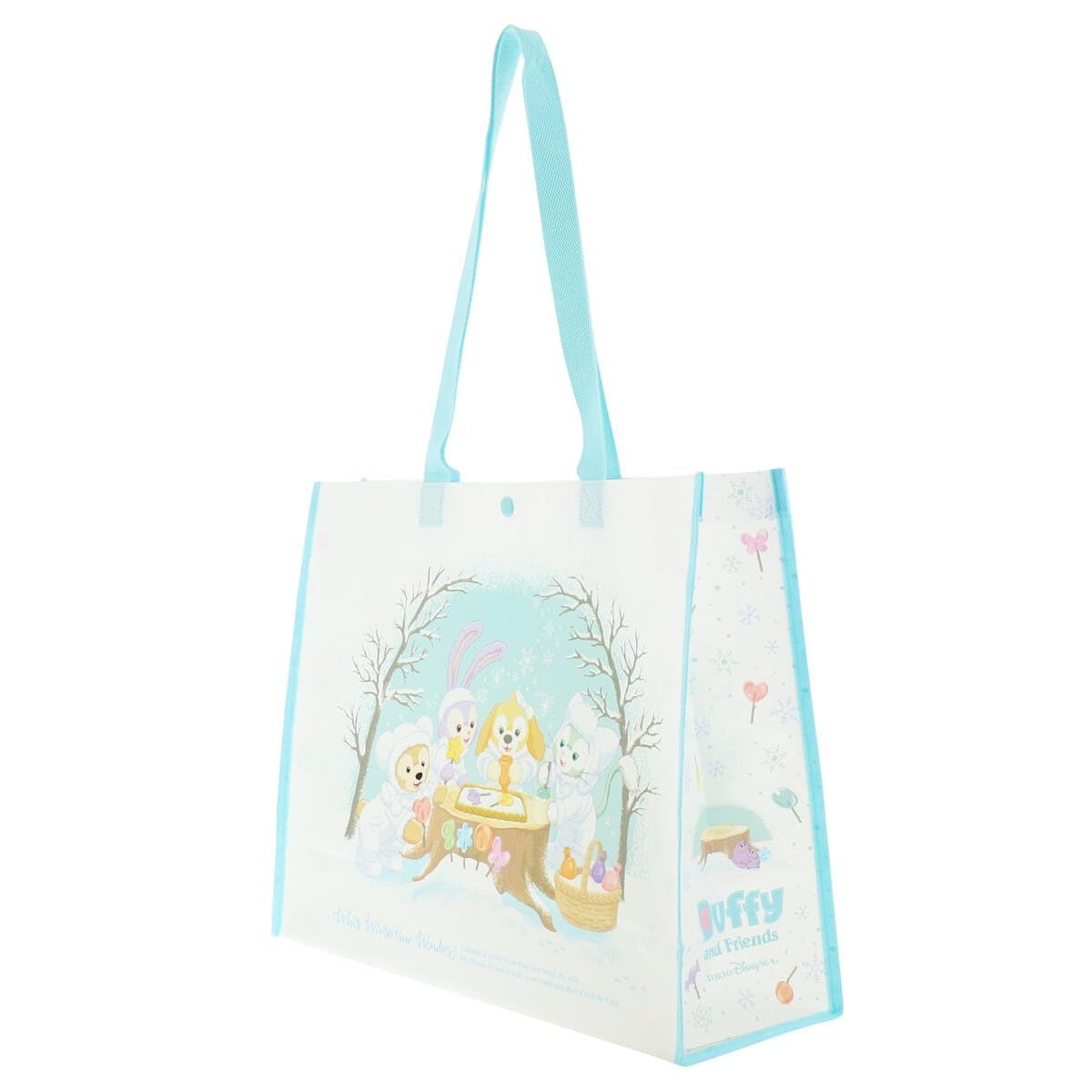 

Duffy Friends Shopping Bag Disney Resort Limited White Wintertime Wonders 2023 Winter &