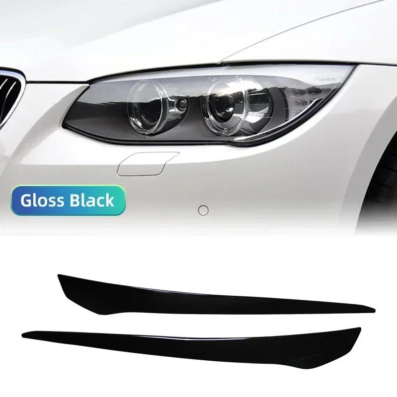 

Car Front Headlight Eyebrows Eyelid Lid Trim Lamp Cover Sticker for BMW E92 E93 320i 325i 328i 330i 335i LCI 2007-2014 Body Kits