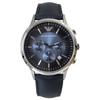 ARMANI Chrono Quartz Watch AR2473 with Navy Strap Men's [Used]