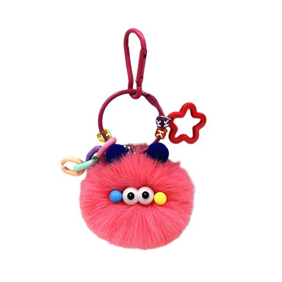 Keychain Cartoon Plush Doll Charm Decorative Key Chain Fine Craftsmanship Key Holder Backpack Key