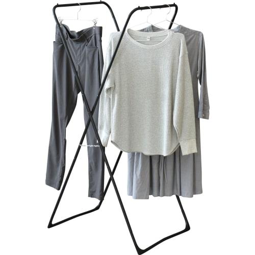 

ekans Simple Clothes Drying Hanger (Black)