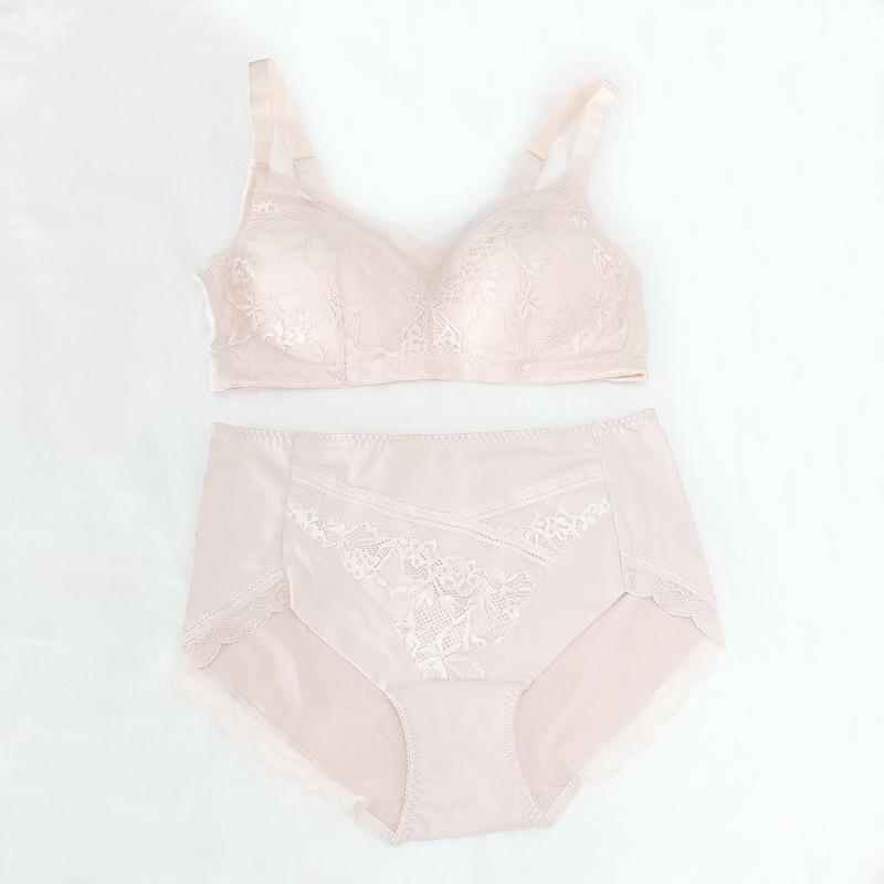 New Mesh Bra, Sexy Underwear, Big Breasts Show Small, Gather Large Size Breathable Panties, Bra.