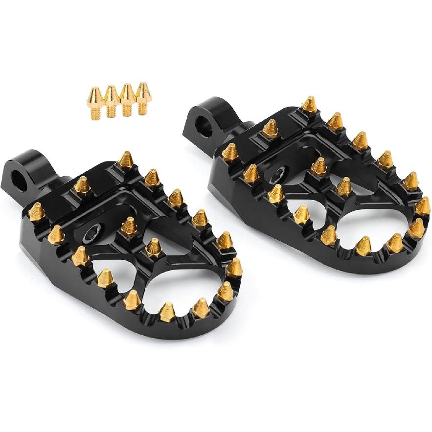 Motorcycle Foot Pegs MX Wide Pegs Floorboards for Dyna Fat Bob Touring Road Glide Road King Street Glide Electra Glide Sportster XL XR 883 Softail