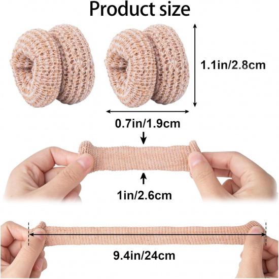 8 Pcs Skin Color Finger Bandages for Finger Tips, Breathable Finger Cots Finger Protectors for Wounds, Elastic Finger Gloves Thumb Covers for Garden,