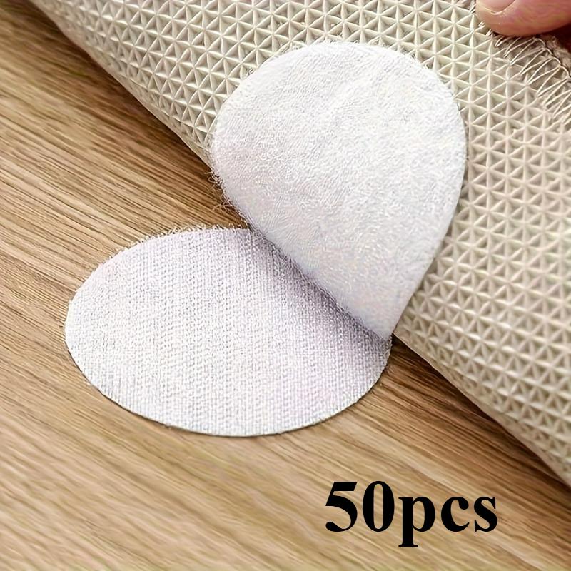 25/50pcs Heavy Duty Anti Slip Gripper Pads,Strong Adhesive Furniture Floor Protectors for Mattress Sofa Chair, Non Slip Reusable