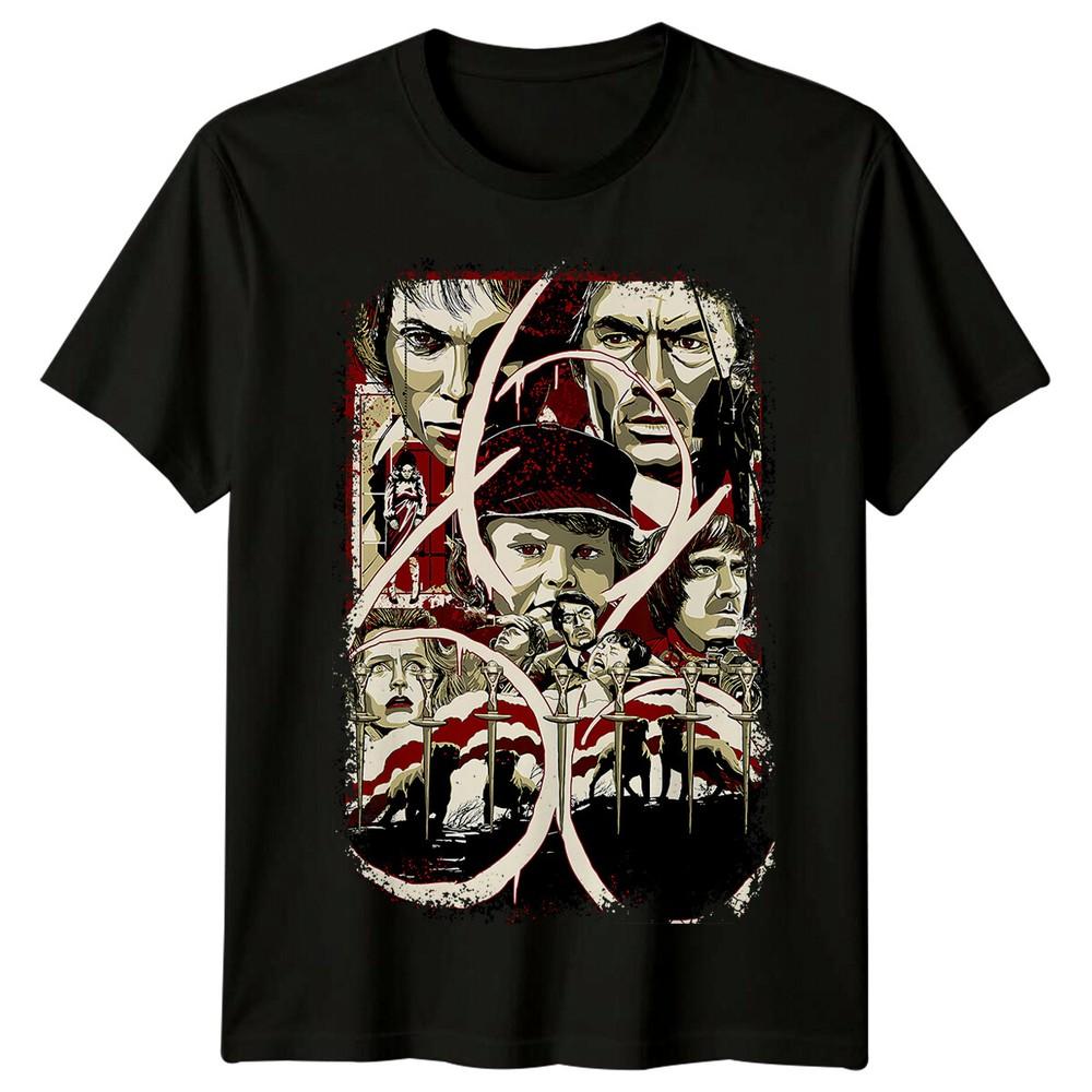 The Omen (1976) Movie Poster Inspired T-Shirt Retro Classic 70s Tee Unisex