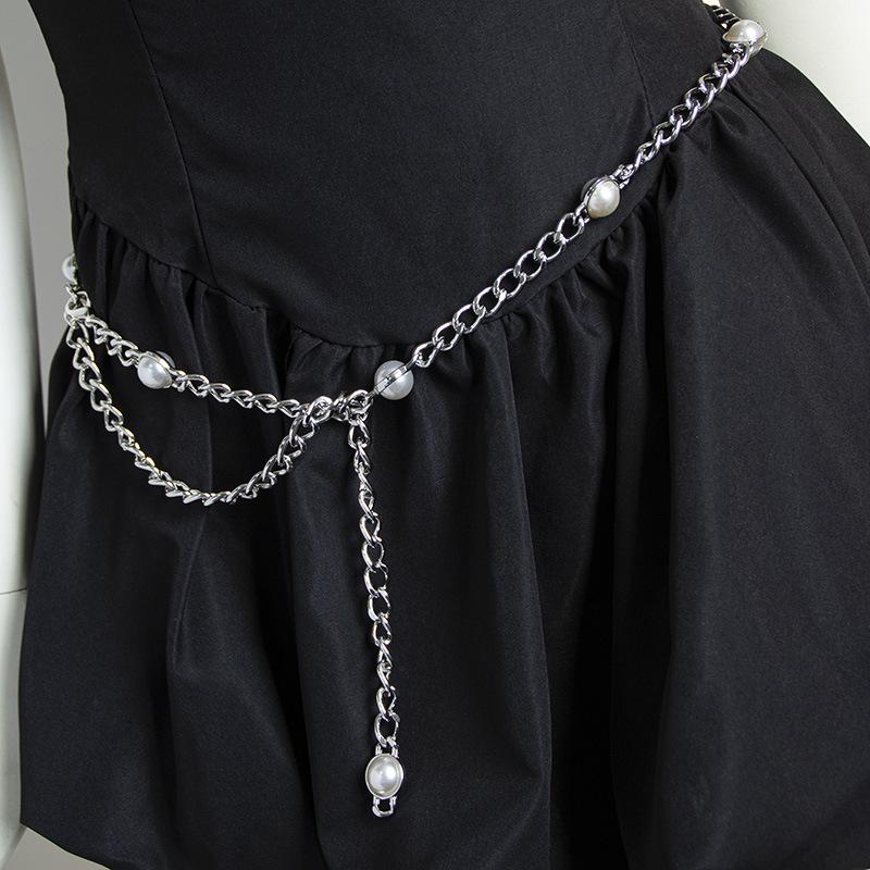 Exquisite Women's Pearl Waist Chain - Elegant Fashion Accessory