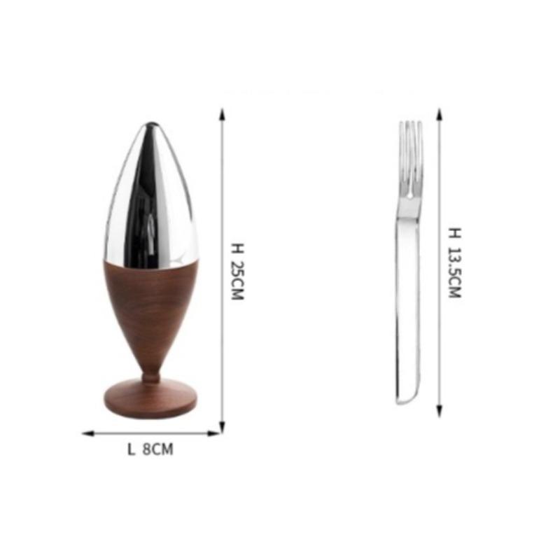 BEPAN 1 Set European Stainless Steel Fruit Fork Household Light Luxury High-end Fruit Sign Creative Trend Snack Decorative Ornament