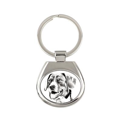 Appenzell Cattle Dog, Appenzeller Sennenhund - chaveiro com um cachorro, chaveiro com uma estampa, pingente personalizado da marca