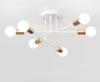 Nordic Minimalist White Gold Ceiling Lamp Suitable for Bedroom Living Room Dining Table Pendant Light Fixture Ceiling Chandelier