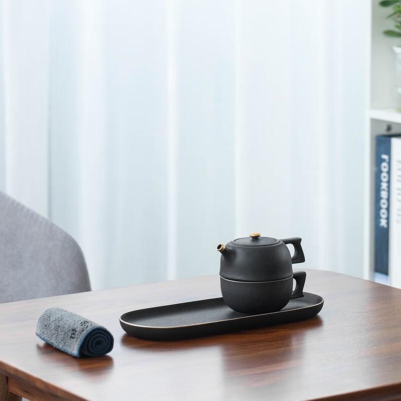 NEW CASTLE Portable One Pot Two Cups Tea Set
