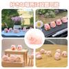 PAVIKE Car Ornament Cute Pig Figurine Set of 6 Car