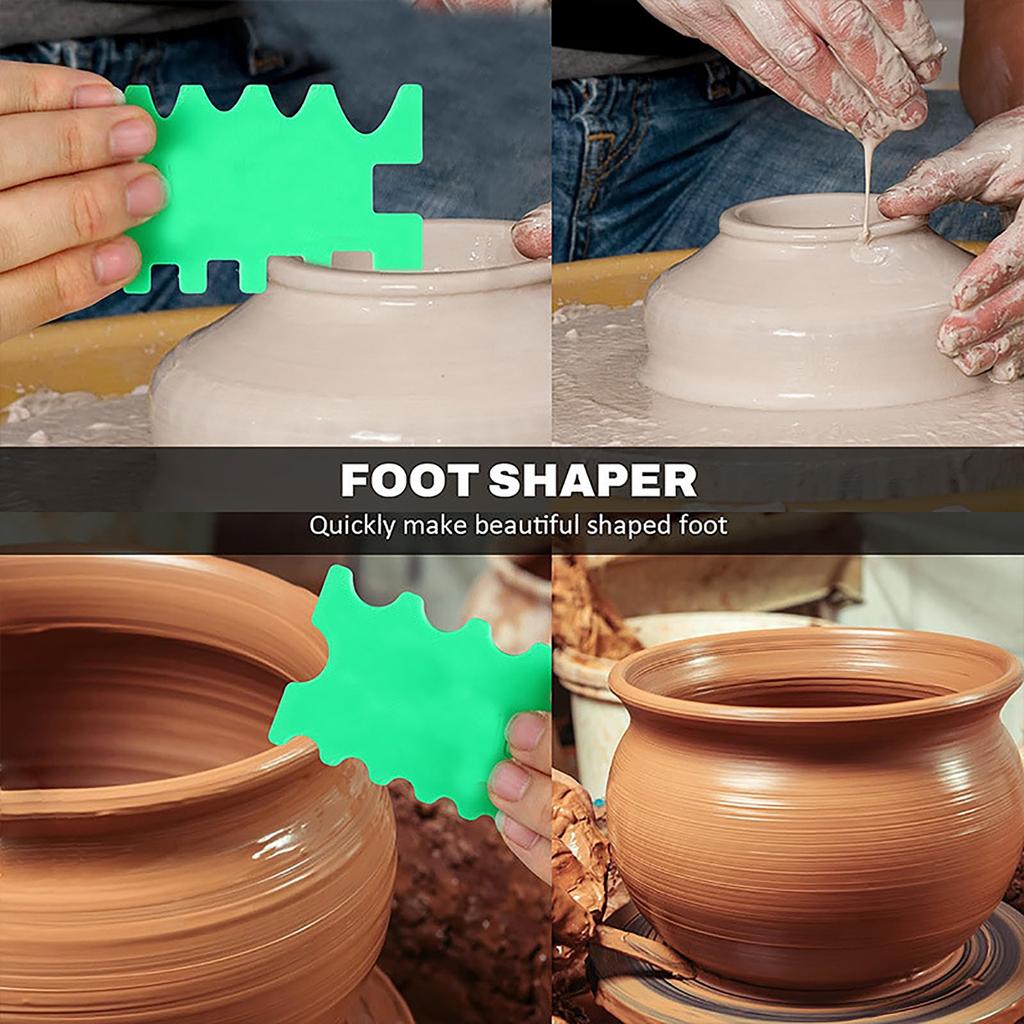 3D Printed Pottery Edge Lifter Ceramic Shaping Tool Plastic Rim Former