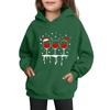 Sweatshirts For Teen Girls Hoodies Long Sleeve Drawstring Pullover Cute Printed Oversized Hoodie Christmas