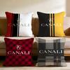 Cclassic C-Canali Cushion Cover Multi-Scene Pillow Cover for Home & Car - Reversible, Soft & Durable for Daily Use