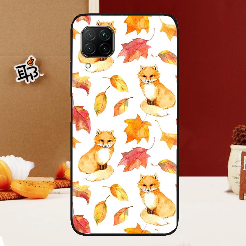 Autumn Leaves Fall Fox For Huawei Nova 12i 3i 7i 8i 11i 9 10 SE Y60 Y61 Y70 Y72 Y73 Y90 Y91 P20 P30 P40 Lite Case