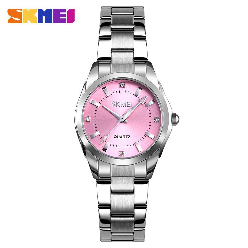 SKmei Exquisite Rhinestone Women s Creative Quartz Watch - Casual, Waterproof