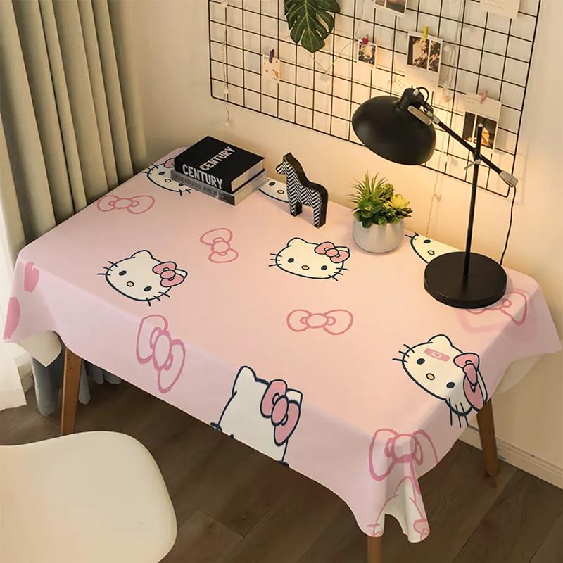 Girly Cartoon Plastic Tablecloth