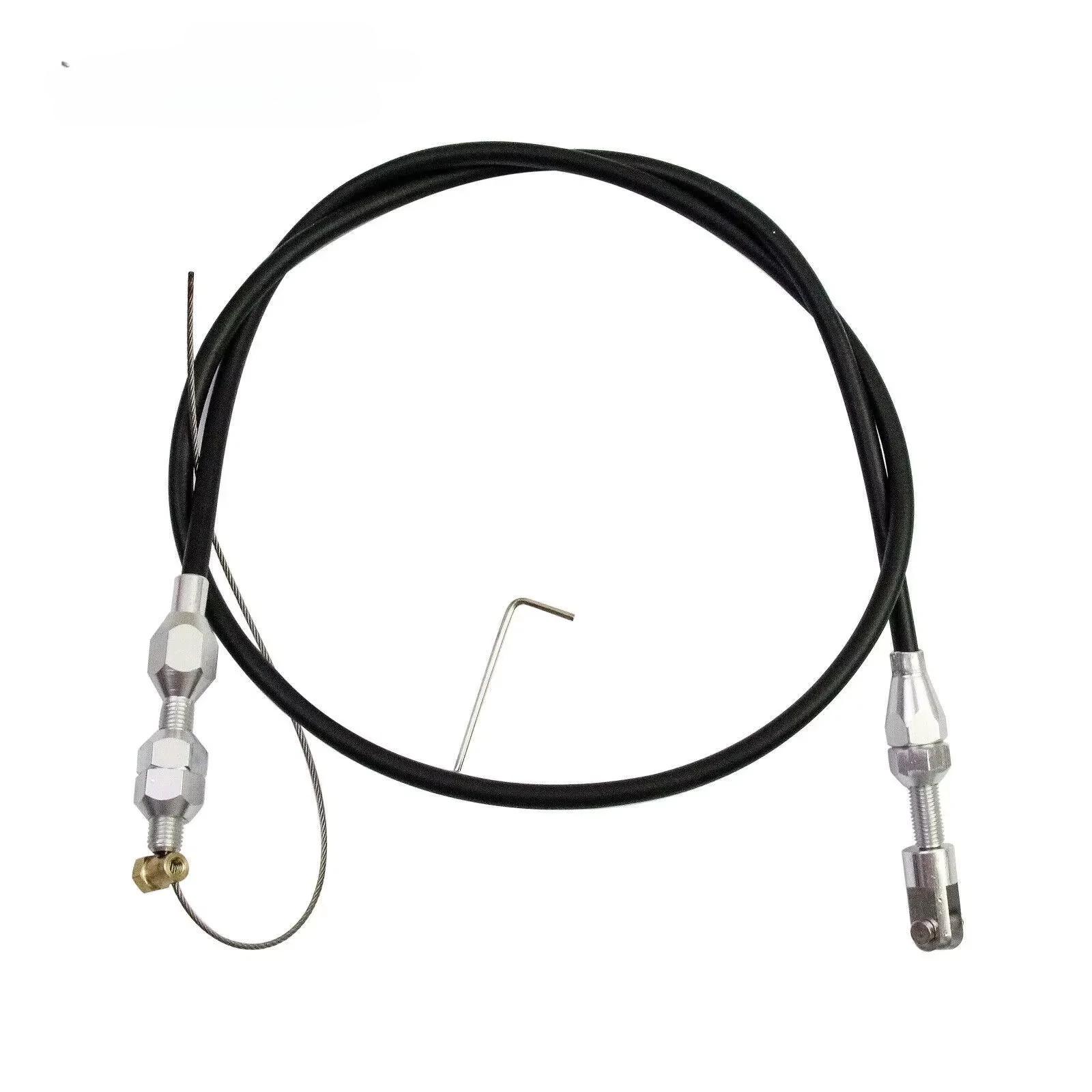 36 inch Throttle Gas Cable Kit Stainless Steel Braided For 97-07 Chevrolet/Chevy LS1 Engine 4.8L 5.3L 5.7L 6.0L чёрный