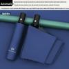 Fully Automatic Dual-Use Folding Umbrella with Logo - Sun & UV Protection, Black Glue Sunshade for Sunny/Rainy Days.