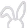 USB Battery Powered Bunny Neon Light Plastic LED Bunny Night Light Easter Bunny Sign  For Business