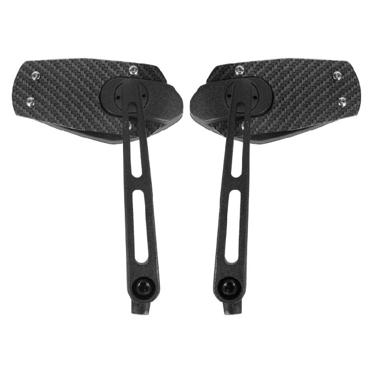 Modern Motorcycle Accessory Mirror Shatter Resistant Glass ABS Housing Easy Angle Adjustment Suitable for Scooters Bikes