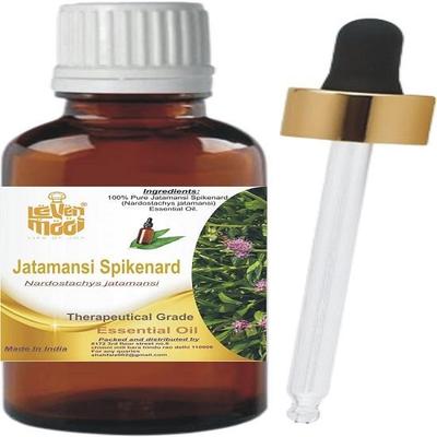 Levenmooi Jatamansi (Nardo) (Nardostachys jatamansi) Flacone in Vetro per Olio Essenziale Puro e Naturale di Grado Terapeutico