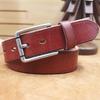 Men's Retro Genuine Leather Belt with Pin Buckle