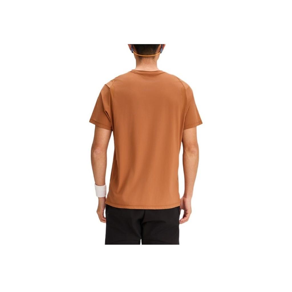 Asics Techplus Series Comfortable Pullover Sports Short Sleeve T-Shirt Men Tops Orange 2011D331-800