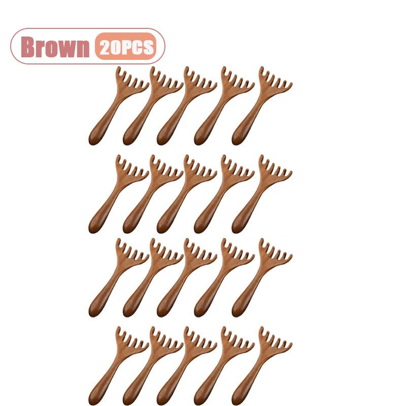 Head Care Comb Meridian Massage Comb  Six-Pronged Scraping Massage Tool Wide-Tooth Facial and Body Scraper for Relaxation