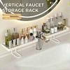 60CM Bathroom Washbasin Stainless Steel Storage Rack Multifunctional Grid Sink Storage Rack Waterproof and Rust Resistant
