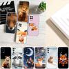 FM24 Fuchs niedlich Soft Shell Transparente Handyhülle für Motorola Moto G7 G8 G9 G84 G85 G73 G24 G15 Z2 Play Power Plus