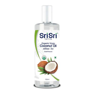 Za studena lisovaný kokosový olej (100 ml), Organický panenský kokosový olej
