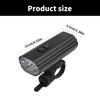 LED Bicycles Front Lamp Cycling Head Lamp Head Light Rechargeable Bikes Headlight IPX6 Watertight Bicycles Flashlight