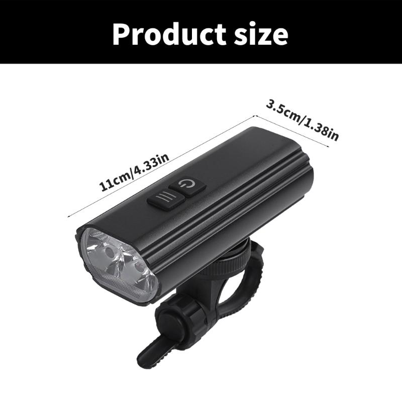 LED Bicycles Front Lamp Cycling Head Lamp Head Light Rechargeable Bikes Headlight IPX6 Watertight Bicycles Flashlight