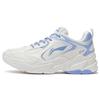 New LiNing Cushioning Anti-Slip And Wear-Resistant Low-Top Running Shoes Women's White Blue ARLS008-2