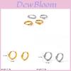 Minimalist Geometric Stainless Steel Earrings With Gold Plating For Women Fashion Jewelry