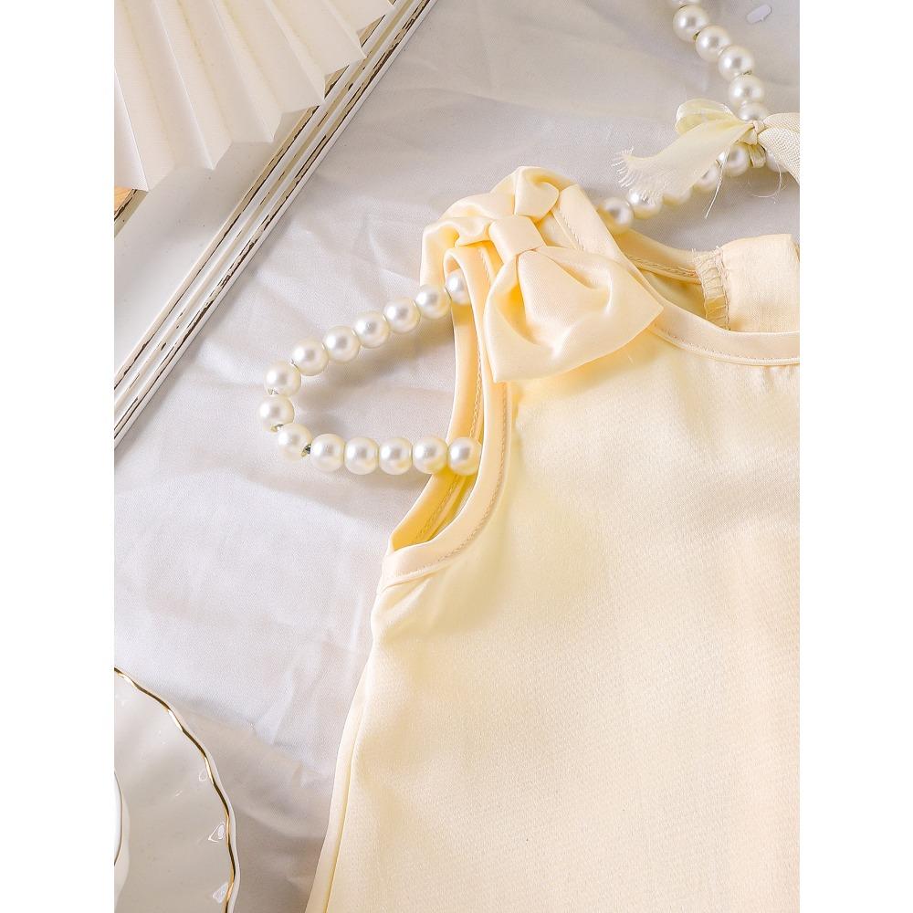 6M-3Y Children's Clothing Girls Baby Dresses Beige Dresses Summer Dresses
