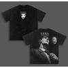 Vintage Anime Jujutsu Kaisen T-shirt Men Clothing Hiromi Higuruma Washed Tshirt Top Summer Short Sleeve Loose Cotton Tee Shirt