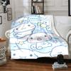 1pc Sanrio Cinnamoroll1 Blanket, Gift, for Men and Women, Soft Blanket, Good for Sofa Bed Couch Travel, Lightweight Flannel Blanket