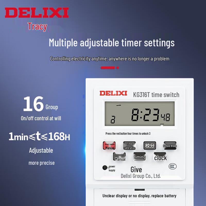 DELIXI ELECTRIC Digital Programmable Time Switch